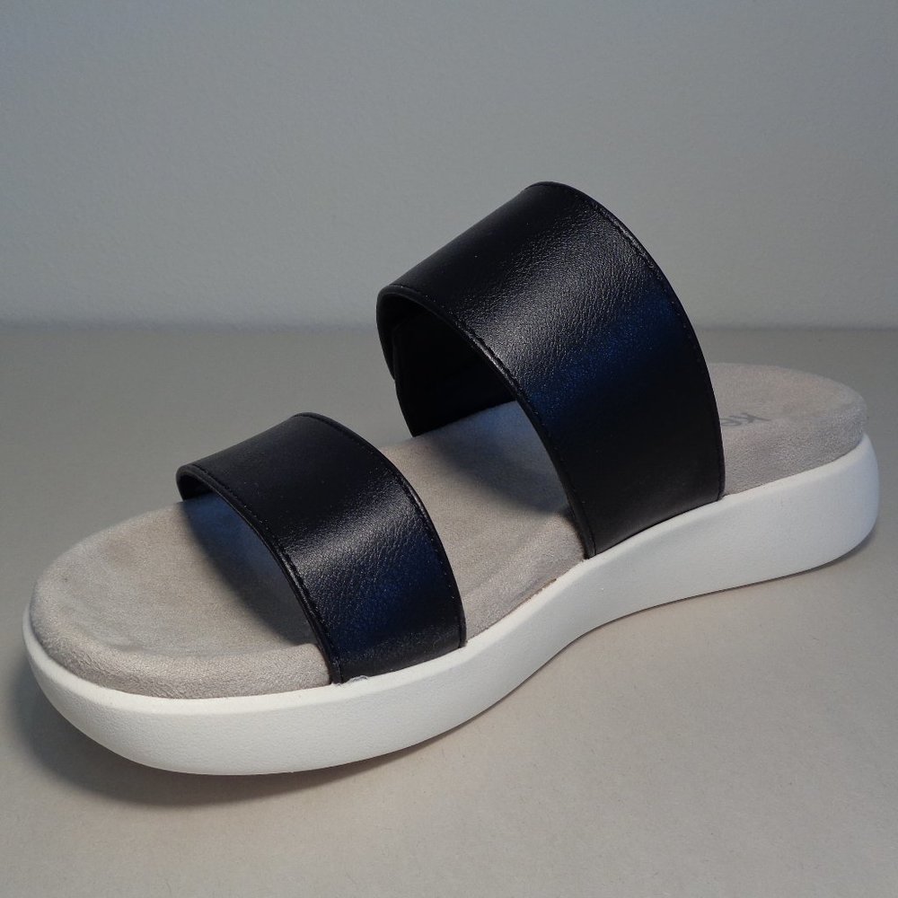 Kensie Size 10 M JIPSY Black Adjustable Sandals New Women's Shoes - Picture 8 of 16